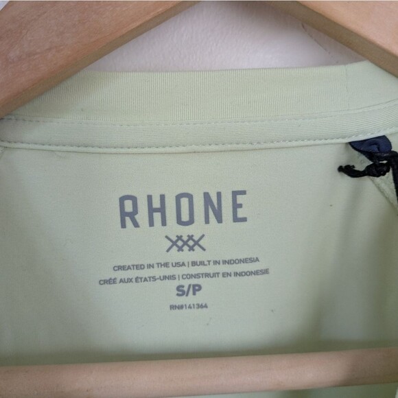 NWT Rhone Reign Men's Light Green Yellow Hola Miami Graphic T-Shirt S Small - Picture 6 of 7